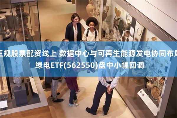 正规股票配资线上 数据中心与可再生能源发电协同布局 绿电ETF(562550)盘中小幅回调