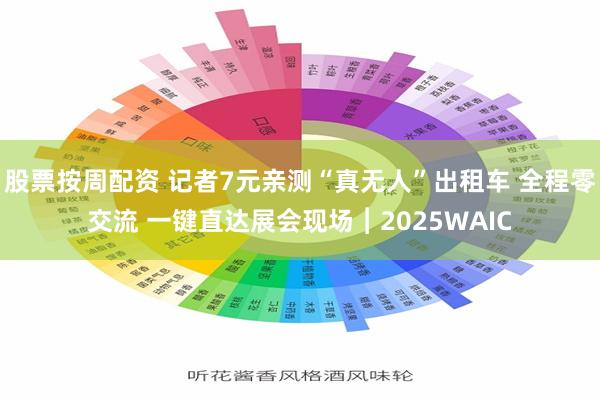 股票按周配资 记者7元亲测“真无人”出租车 全程零交流 一键直达展会现场︱2025WAIC